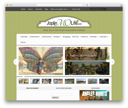 Aggregate theme WordPress - joplinmolife.com