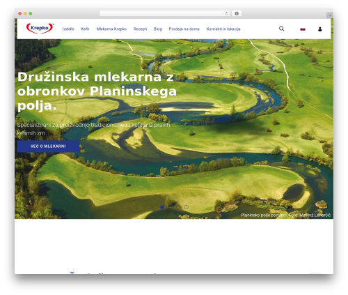 Atelier WordPress theme - mlekarna-krepko.si