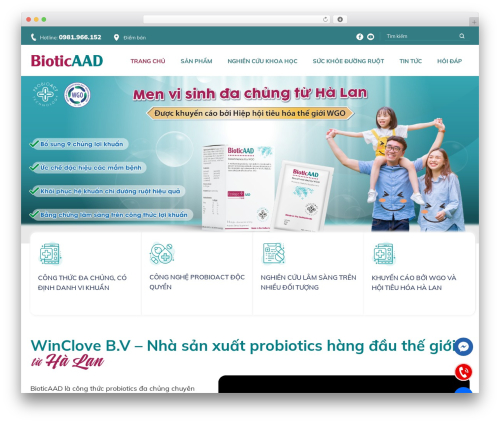 CAIA WordPress theme - bioticaad.com