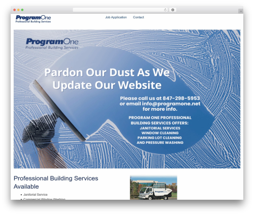 Default Theme WordPress theme design - programone.net