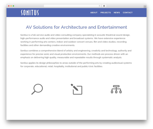 Divi WordPress theme - sonitusconsulting.com