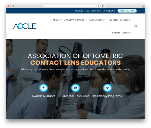 Divi WordPress theme - aocle.org