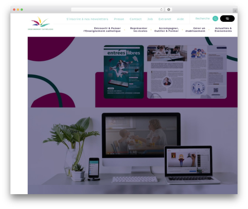 gblmaster best WordPress theme - enseignement.catholique.be