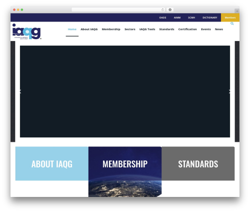 Hello Elementor WordPress theme - iaqg.org