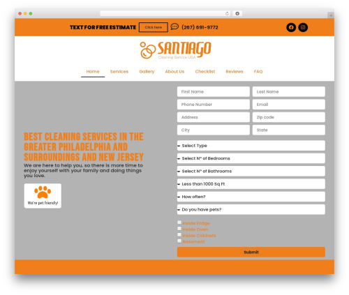 Elementorpro3171n WordPress plugin - santiagocleaningusa.com