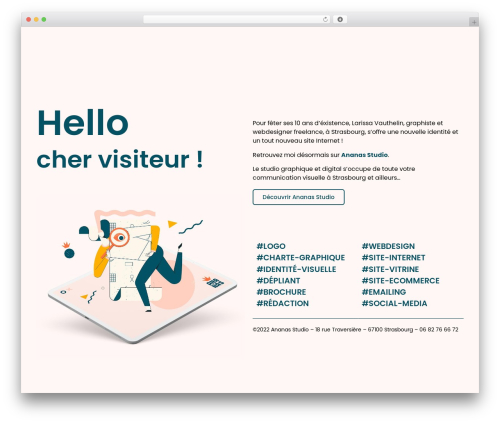 Hello Elementor WordPress theme - larissavauthelin.com
