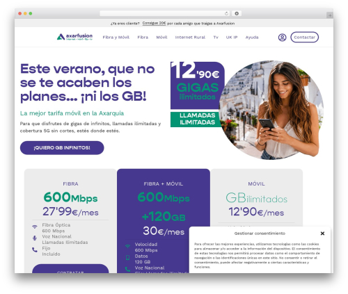 Liquid events WordPress plugin - axarfusion.es