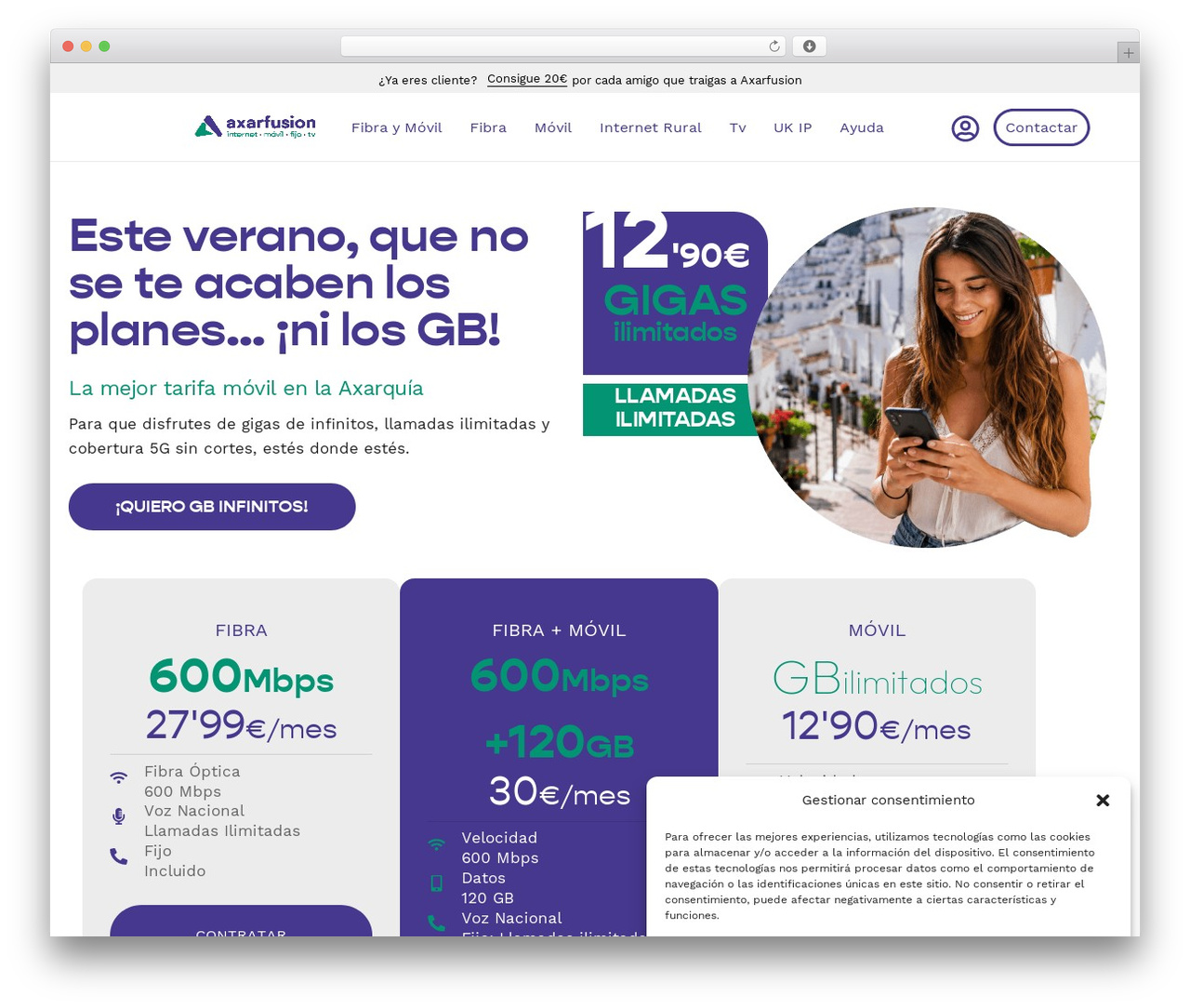Hub Child WordPress theme - axarfusion.es