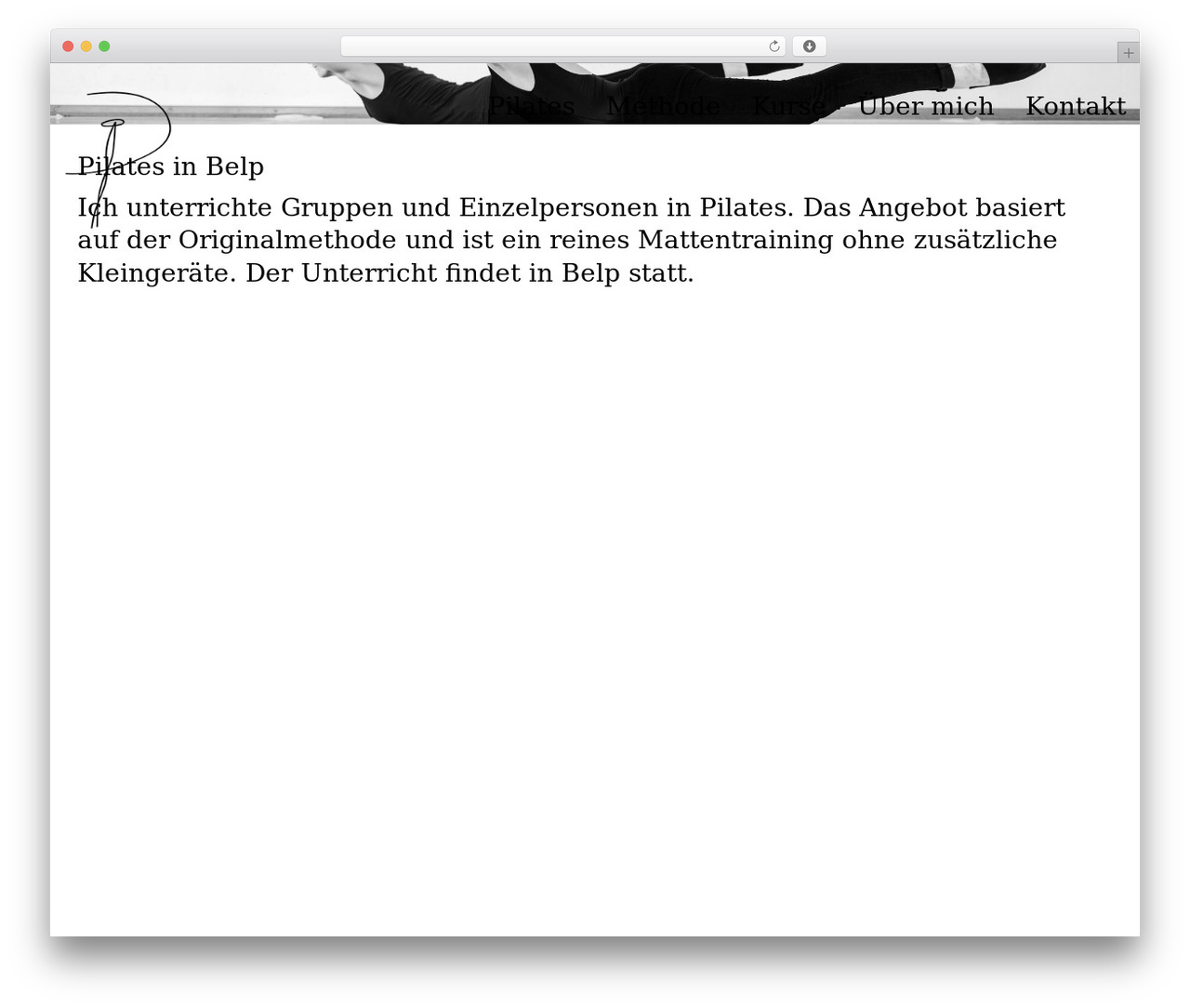 Kalium WordPress theme - pilates-belp.ch