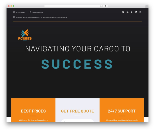 Logtik WordPress theme design - rcubesff.com