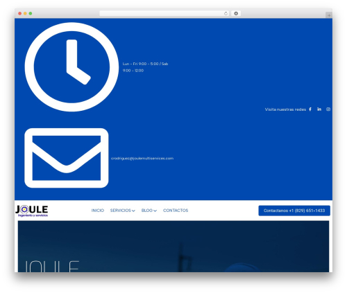 Solari WordPress theme - joulemultiservices.com