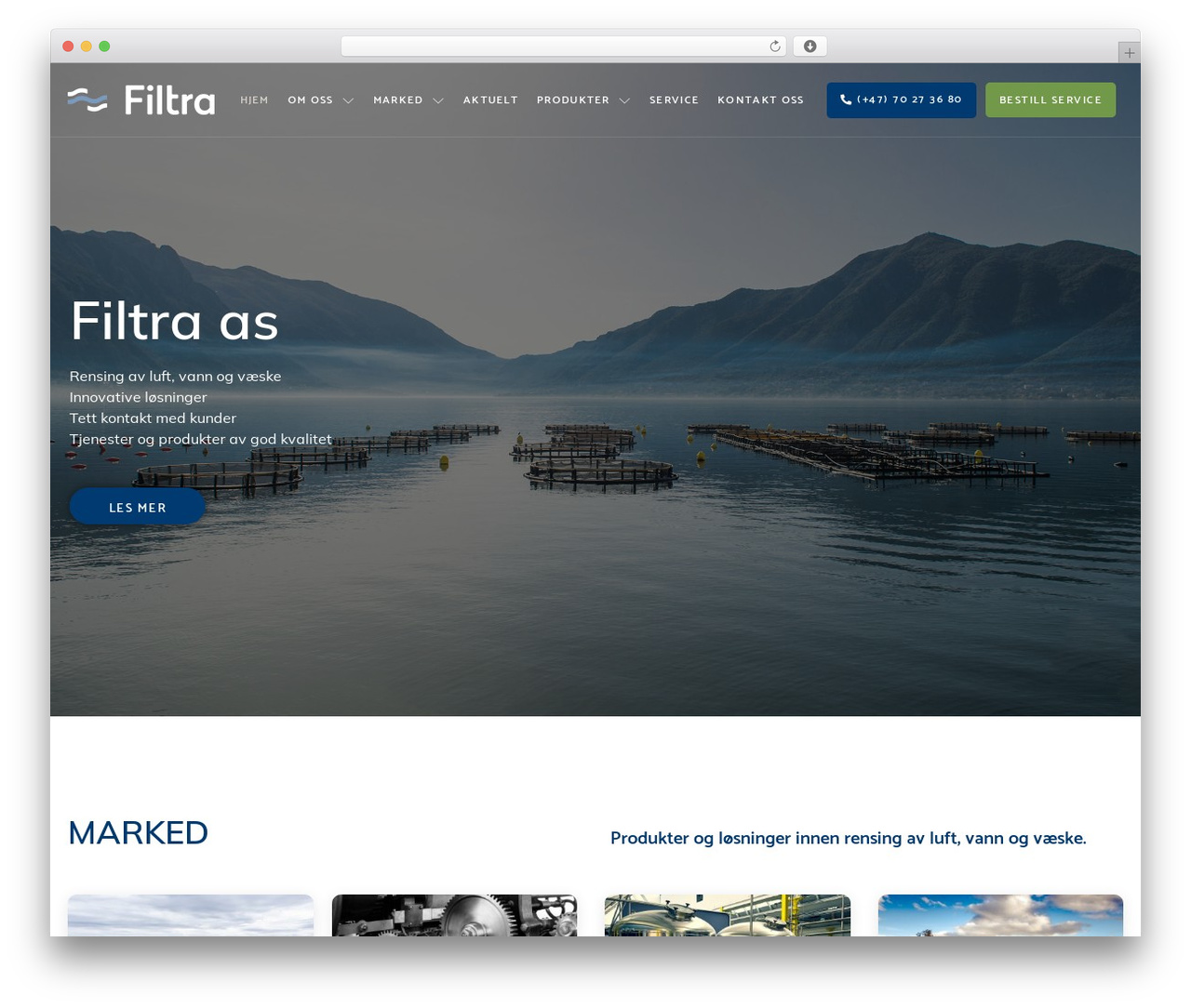 Theme WordPress Hello Elementor - filtra.no