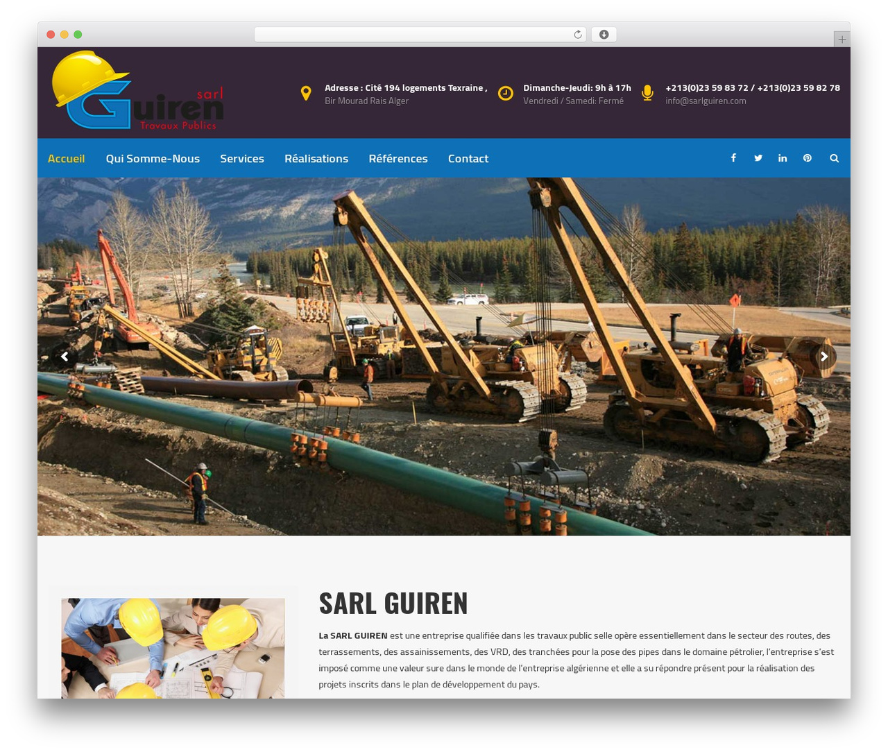 Theme WordPress Mist - sarlguiren.com
