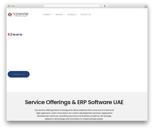 WP theme Sequoia - ezwaretechnologies.com
