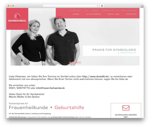 Bootstrap Theme for Wordpress WordPress theme - xn--frauenfachrzte-fib.de