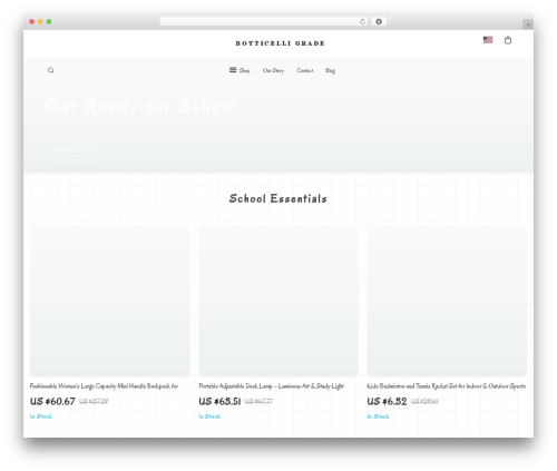 Botticelli WordPress theme - kepulo.com