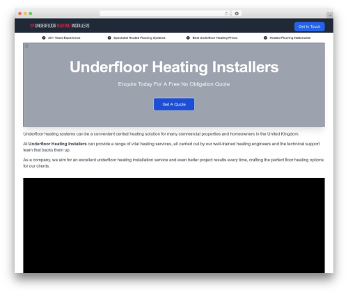 Az lists WordPress plugin - underfloorheatinginstallers.uk