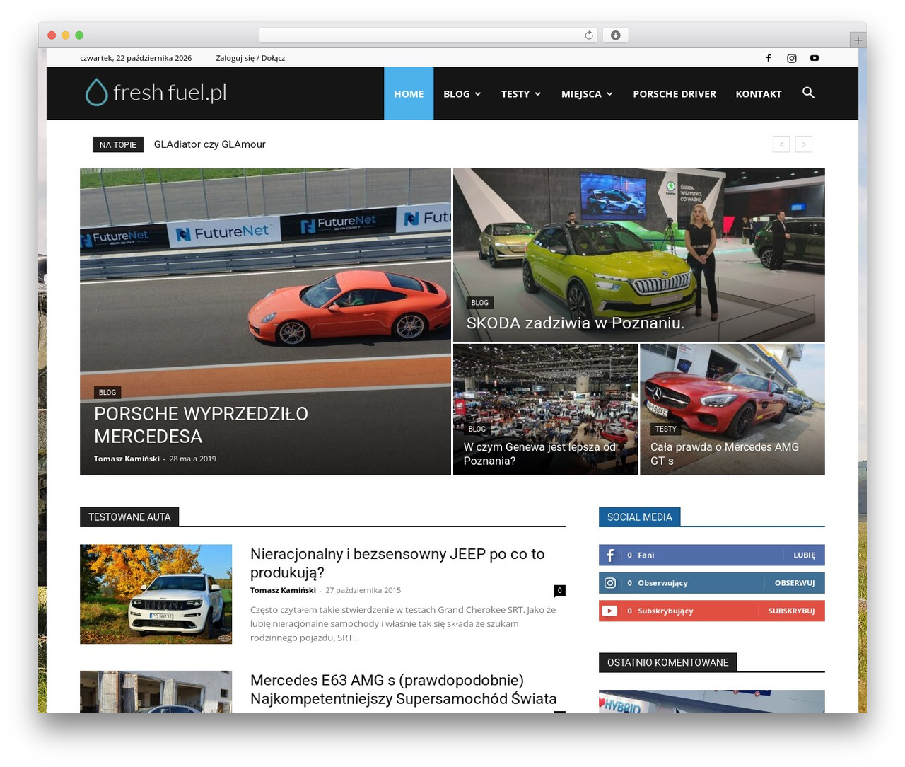 Newspaper WordPress theme - freshfuel.pl Newspaper WordPress theme - freshfuel.pl