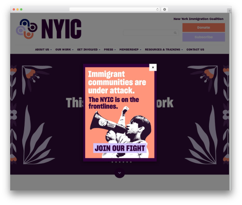 Pronto sidebar navigation WordPress plugin - nyic.org