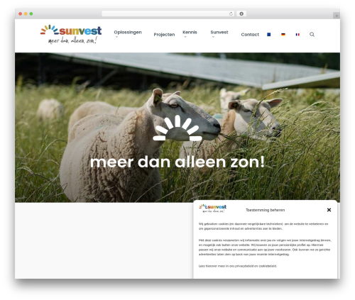 Salient theme WordPress - sunvest.nl