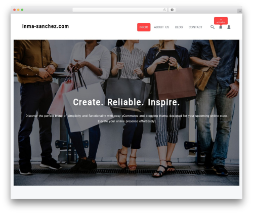 Shoper WordPress theme - inma-sanchez.com