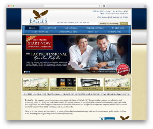 Respondjs WordPress plugin - eaglestaxservices.com