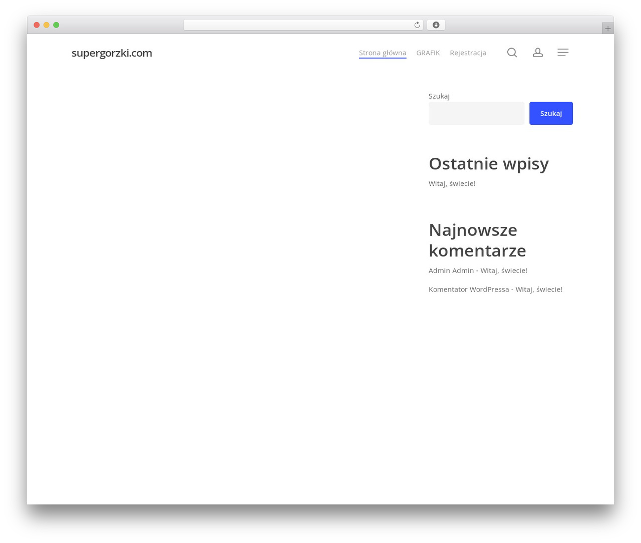 Theme WordPress Salient - supergorzki.com