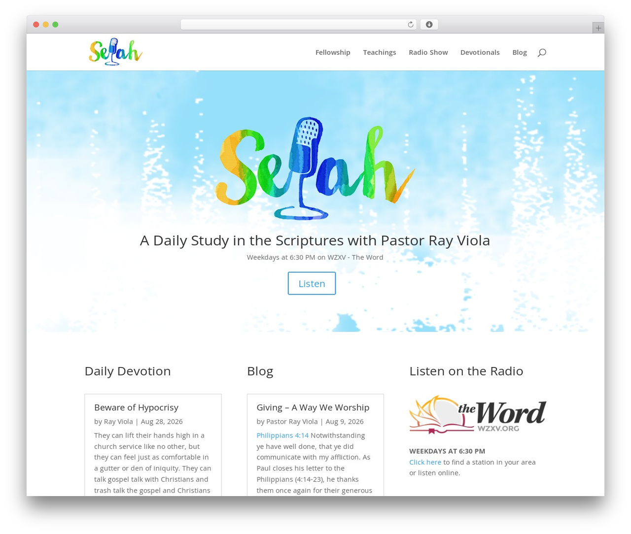 Theme WordPress Divi - selahonradio.com Theme WordPress Divi - selahonradio.com