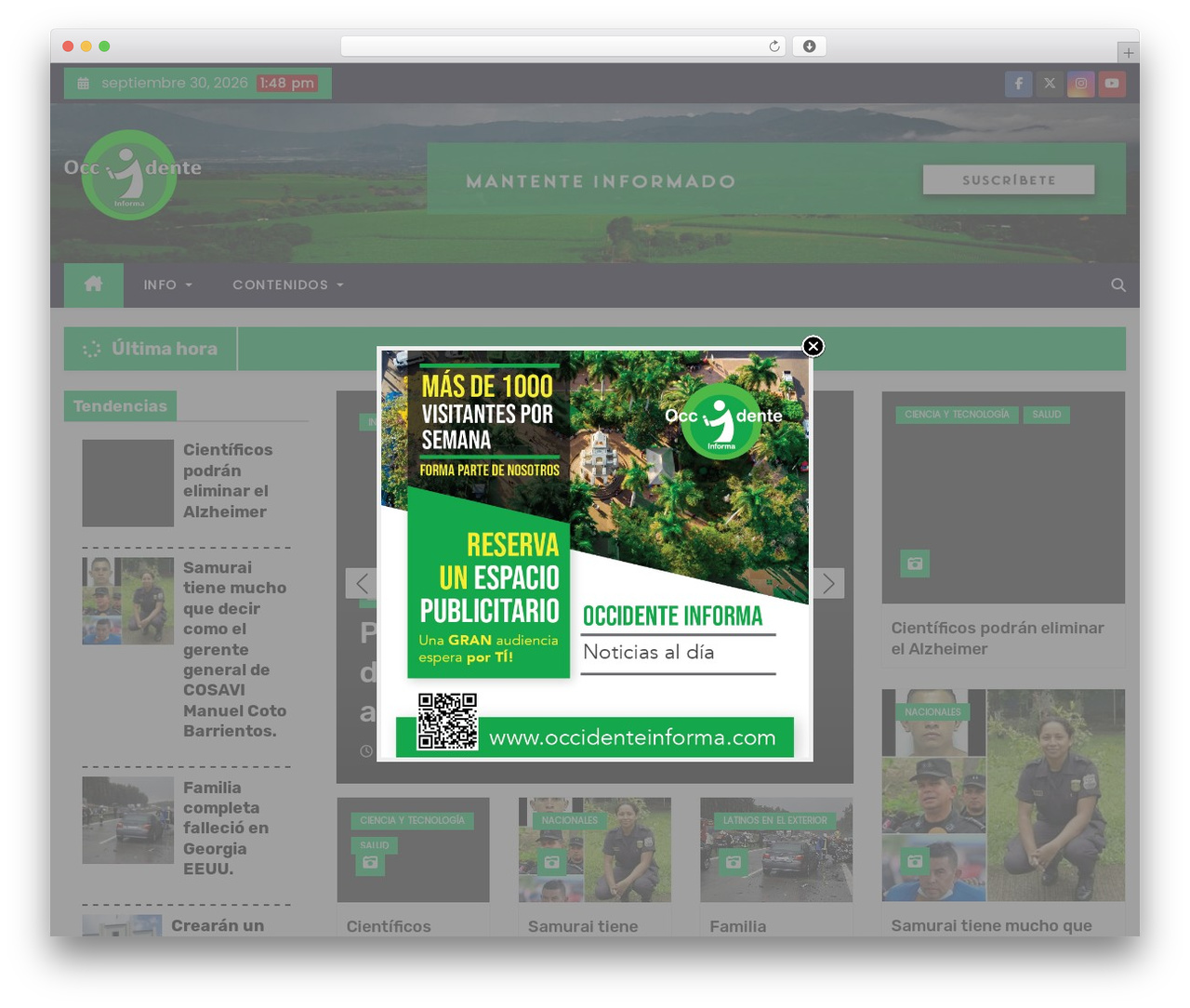 Theme WordPress Newses - occidenteinforma.com Theme WordPress Newses - occidenteinforma.com