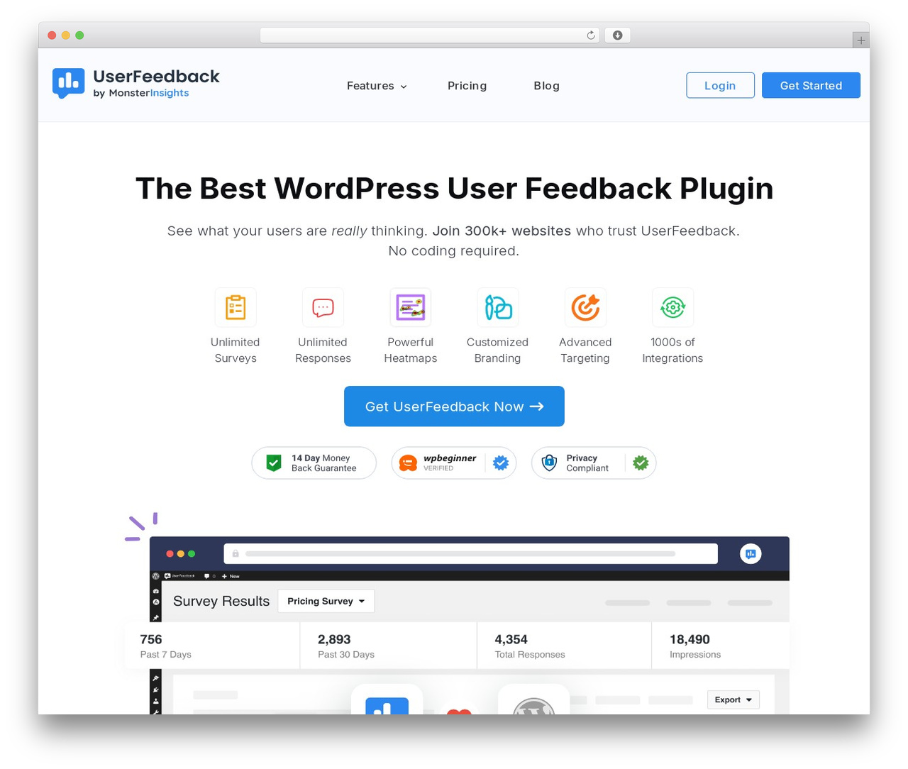 Theme WordPress UserFeedback - userfeedback.com