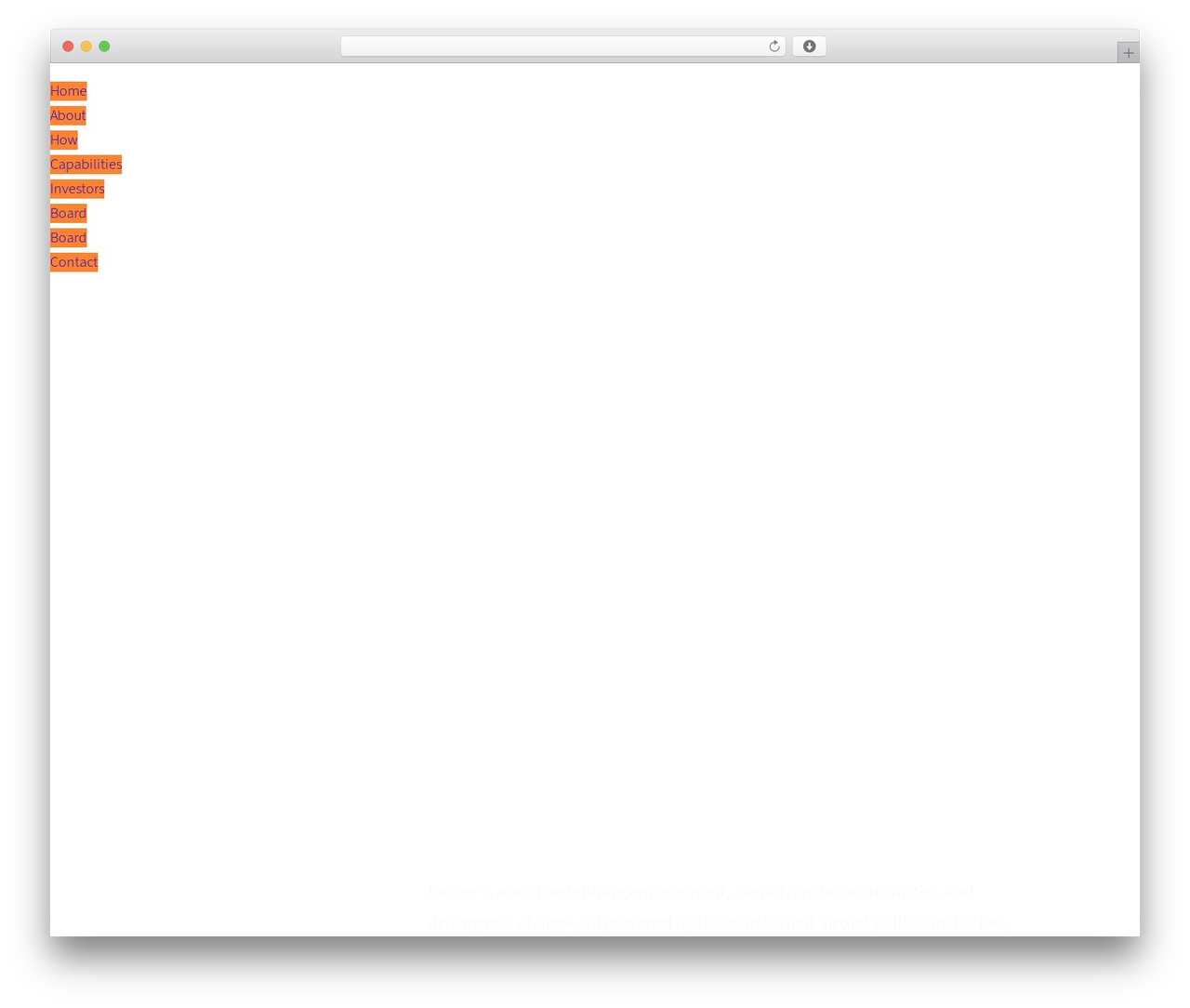 Uncode WordPress theme - parkerpolitics.com