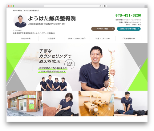 WordPress theme cms - yohata-seikotsu.com
