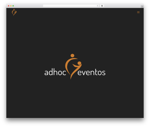 WordPress theme Adhoc - adhoceventos.com