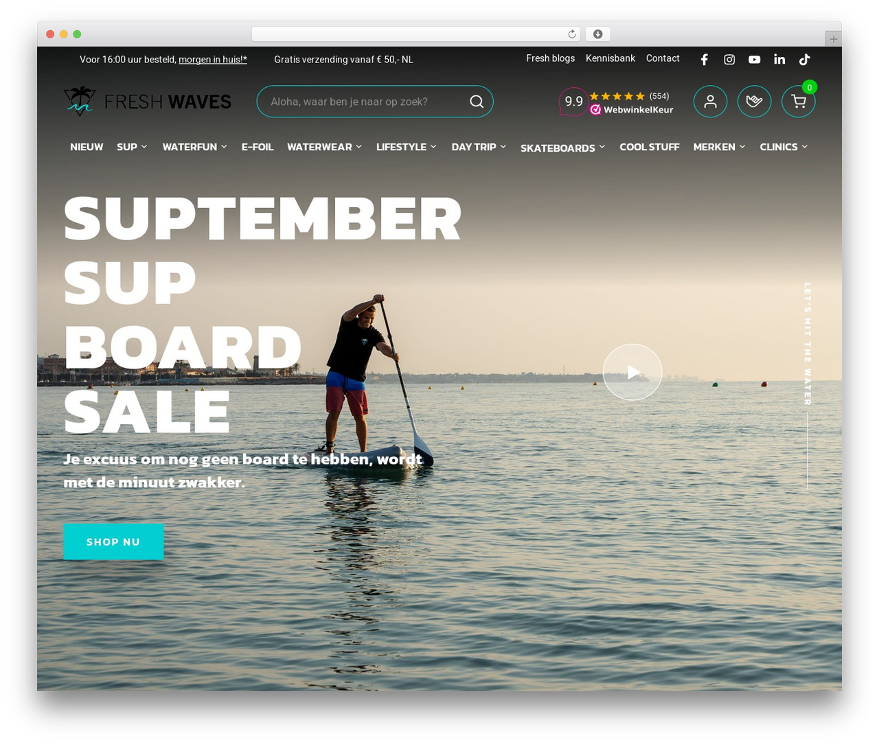 WordPress theme Fresh Waves - www.freshwaves.nl