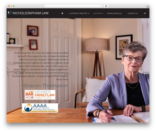 WordPress theme Beaver Builder Theme - nicholsonpham.com/about-us/sharon-thompson