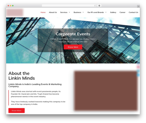 WordPress theme GeneratePress - linkinminds.com