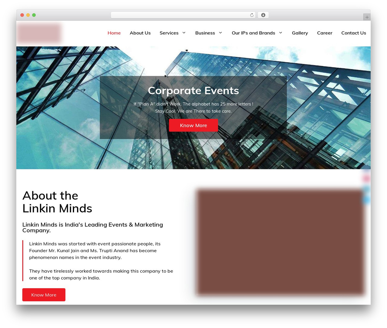 WordPress theme LinkinMinds - linkinminds.com
