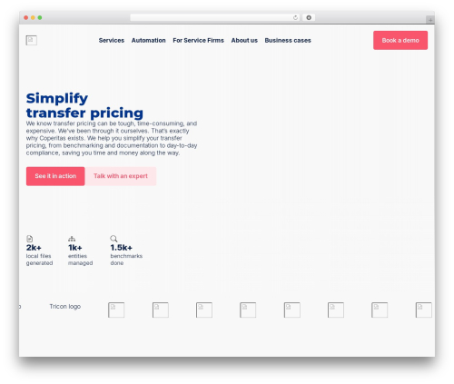 WordPress theme Harmless - www.coperitas.com