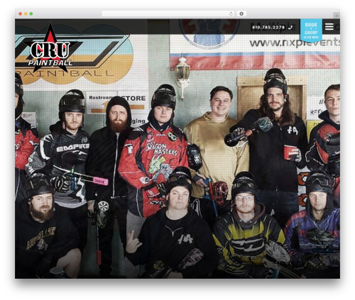 WordPress theme Swagger - crupaintball.com