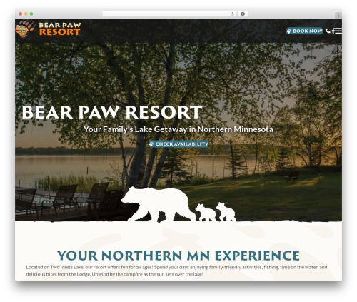 Beaver Builder Theme WordPress website theme - bearpawresort.com
