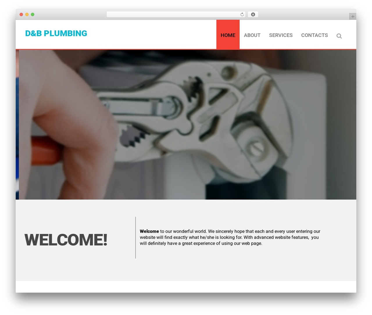 Cherry Framework WordPress theme - db-plumbing.com