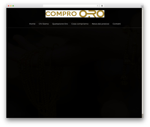 Compro Oro Modena Wordpress Theme WordPress theme design - comprooromodena.it