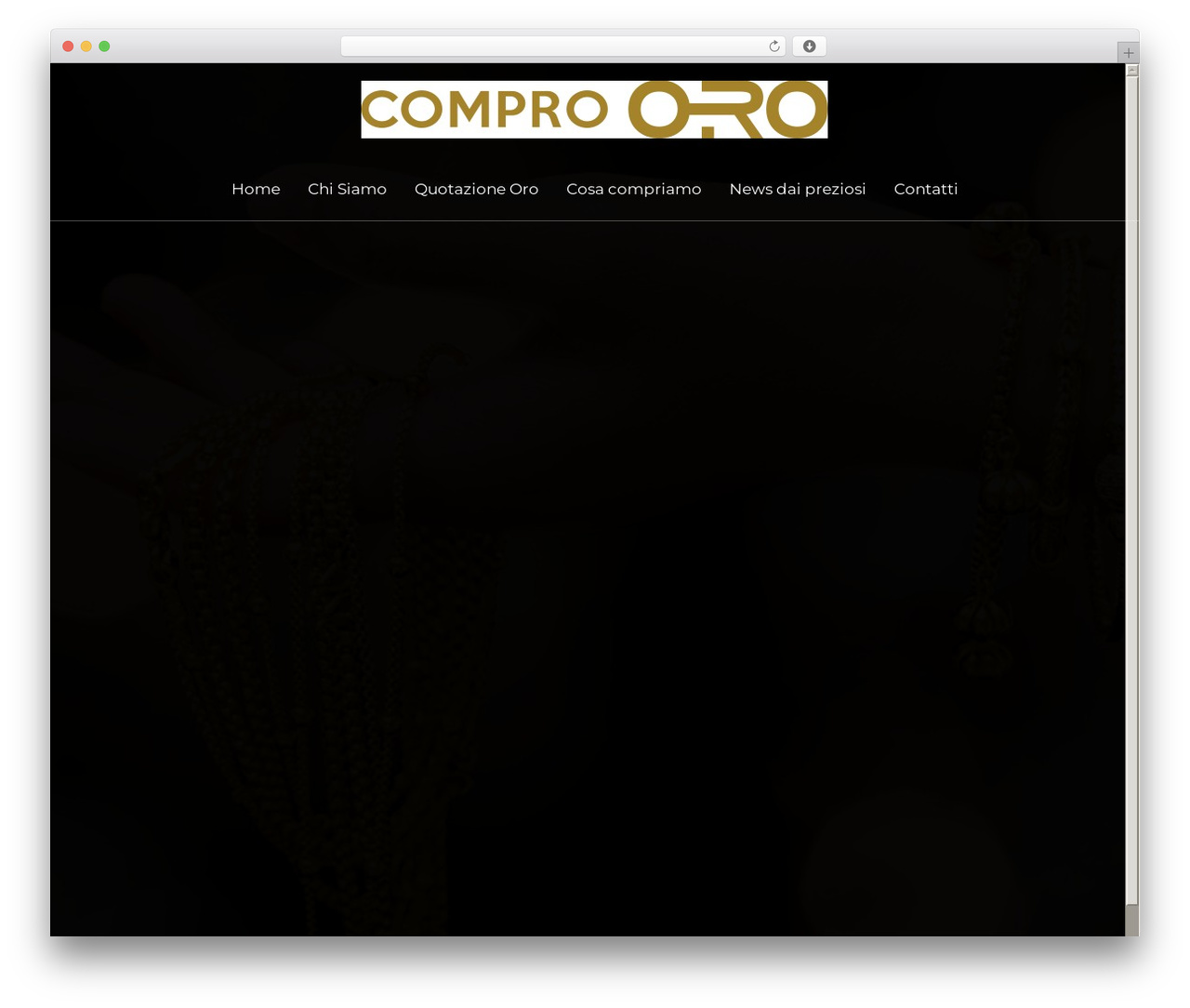 Compro Oro Modena Wordpress Theme WordPress theme design - comprooromodena.it