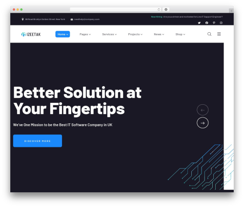 Izeetak theme WordPress - tplabs.co/izeetak