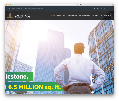 Theme WordPress Webuild - jaihindbuilders.com