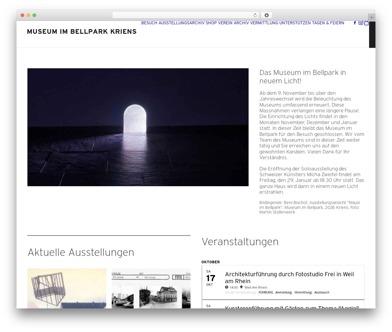 Uncode WordPress theme design - bellpark.ch