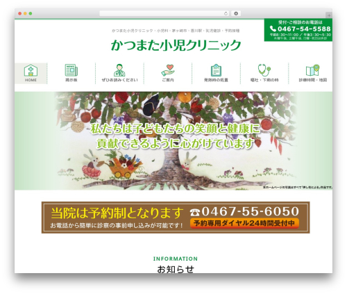 WordPress theme お医者さんテーマ（ポピュラー） - katsumata-clinic.com