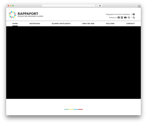 WordPress theme rappaport - rappaportfoundation.org
