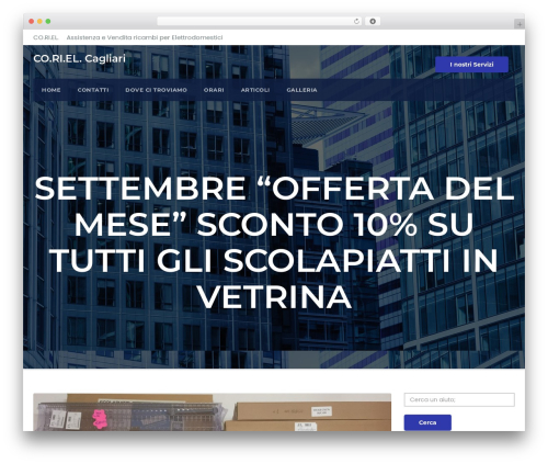 BusiMax WordPress page theme - corielricambi.it