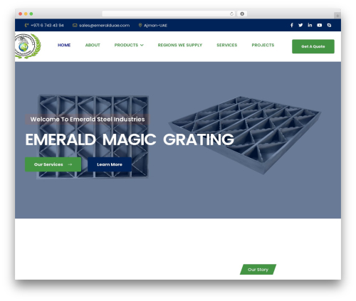 Dustrix WordPress theme - gratingsuppliers.com